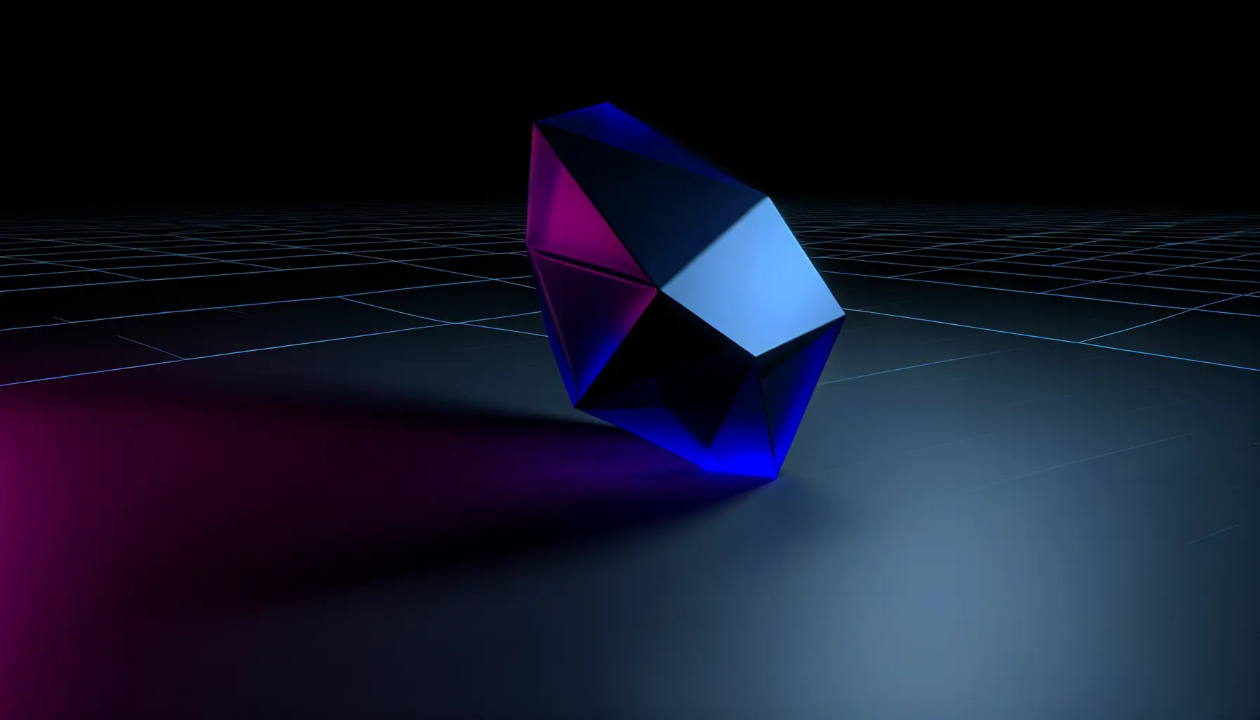 Fractured digital token in blue and magenta representing Bittensor governance crisis and trust breakdown.