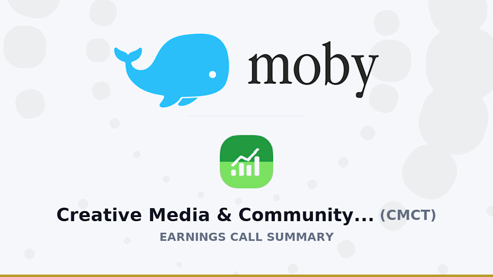 Creative Media & Community Trust Corporation Q1 2026 Earnings Call Summary