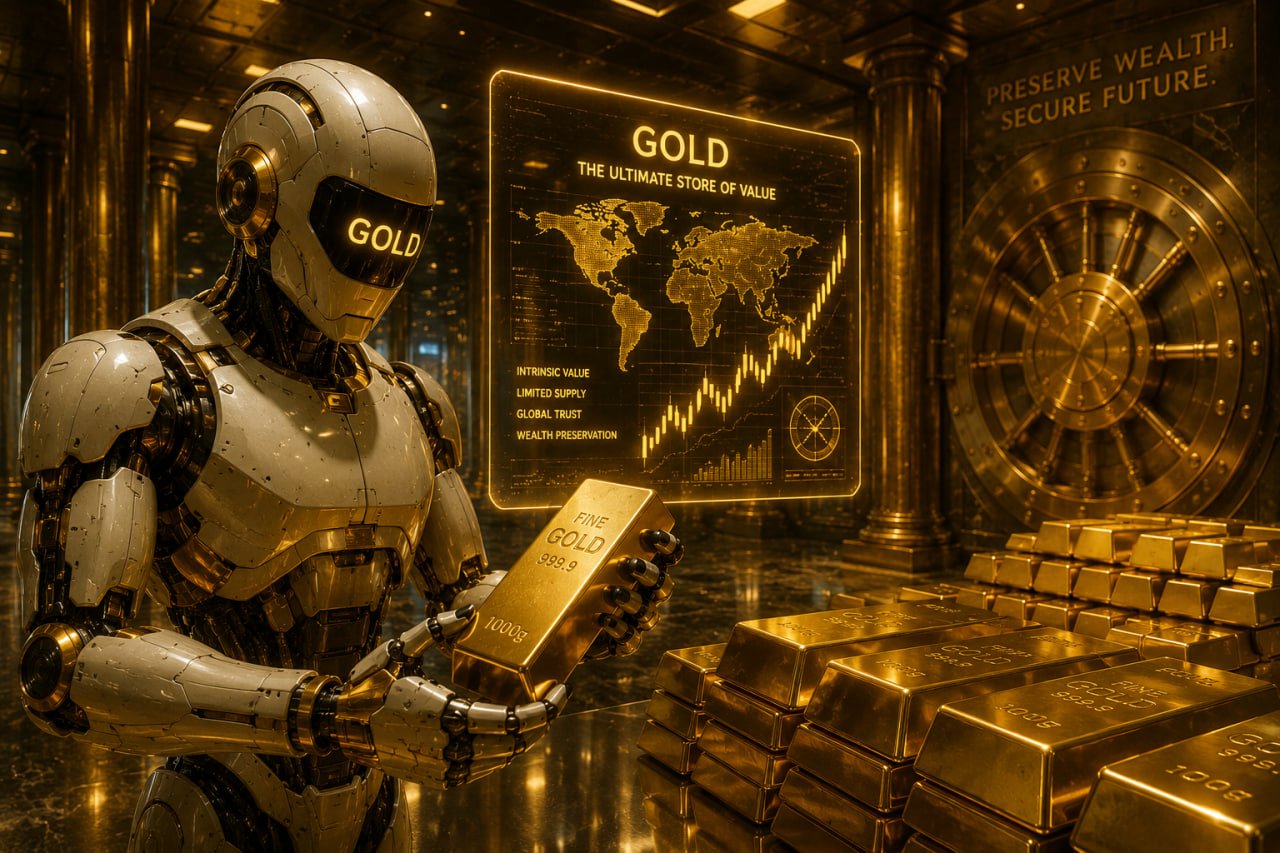 Grok AI predicts Gold reaching up to $6,300 by late 2026, citing massive central bank de-dollarization buying as the chart tests key support.