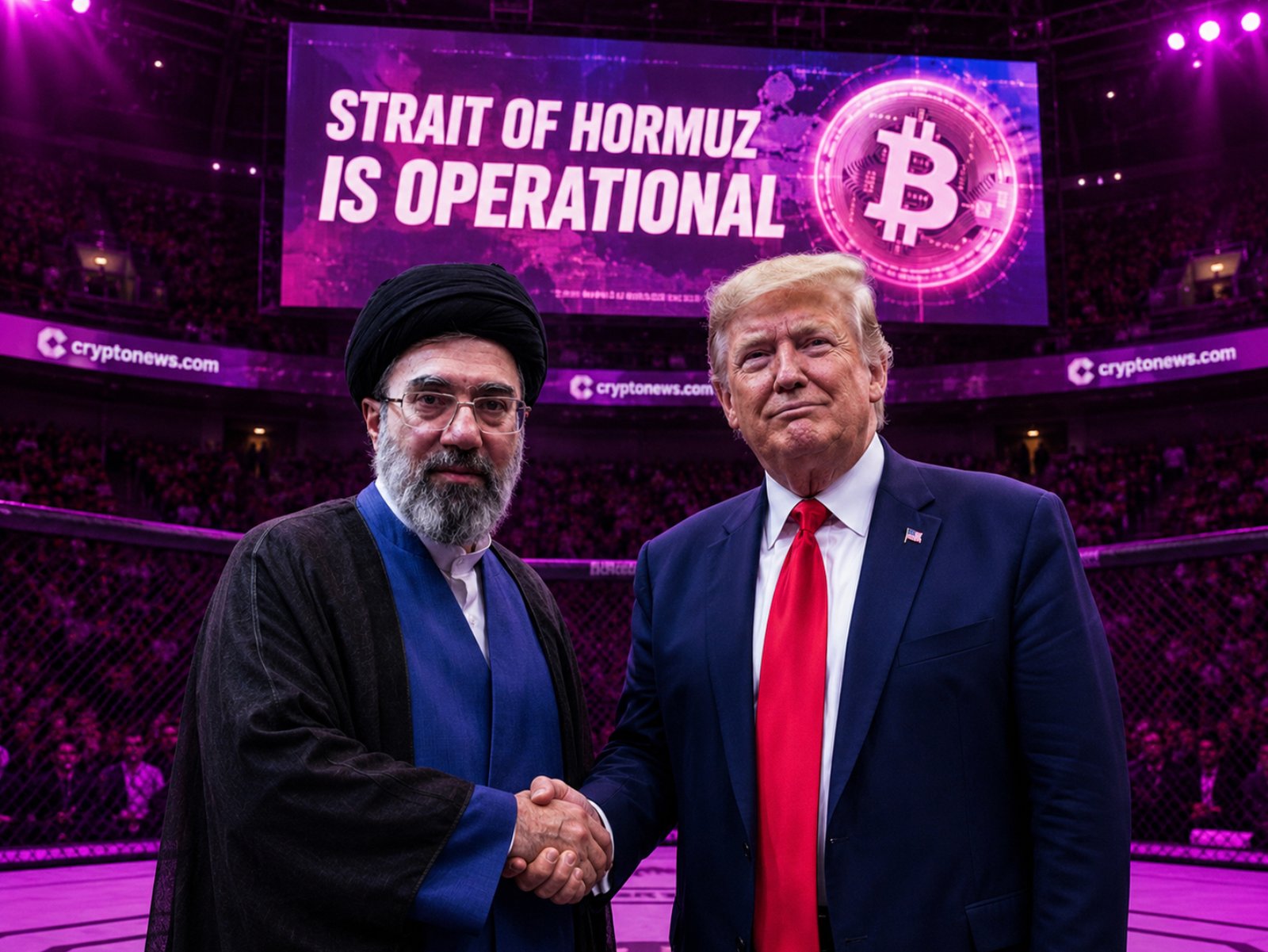 Iran peace pumps Bitcoin as Japan pushes crypto ETF yet Whitehouse UFC appears dubious amid Trump crypto hype.