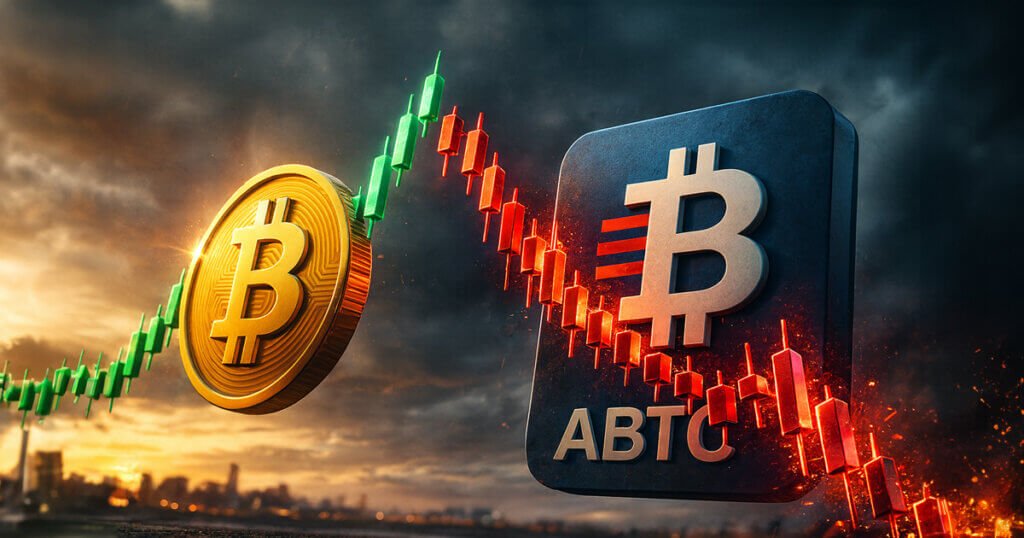 American Bitcoin plunged 50% during a crypto rally, exposing a fatal flaw in the “Trump proxy” trade